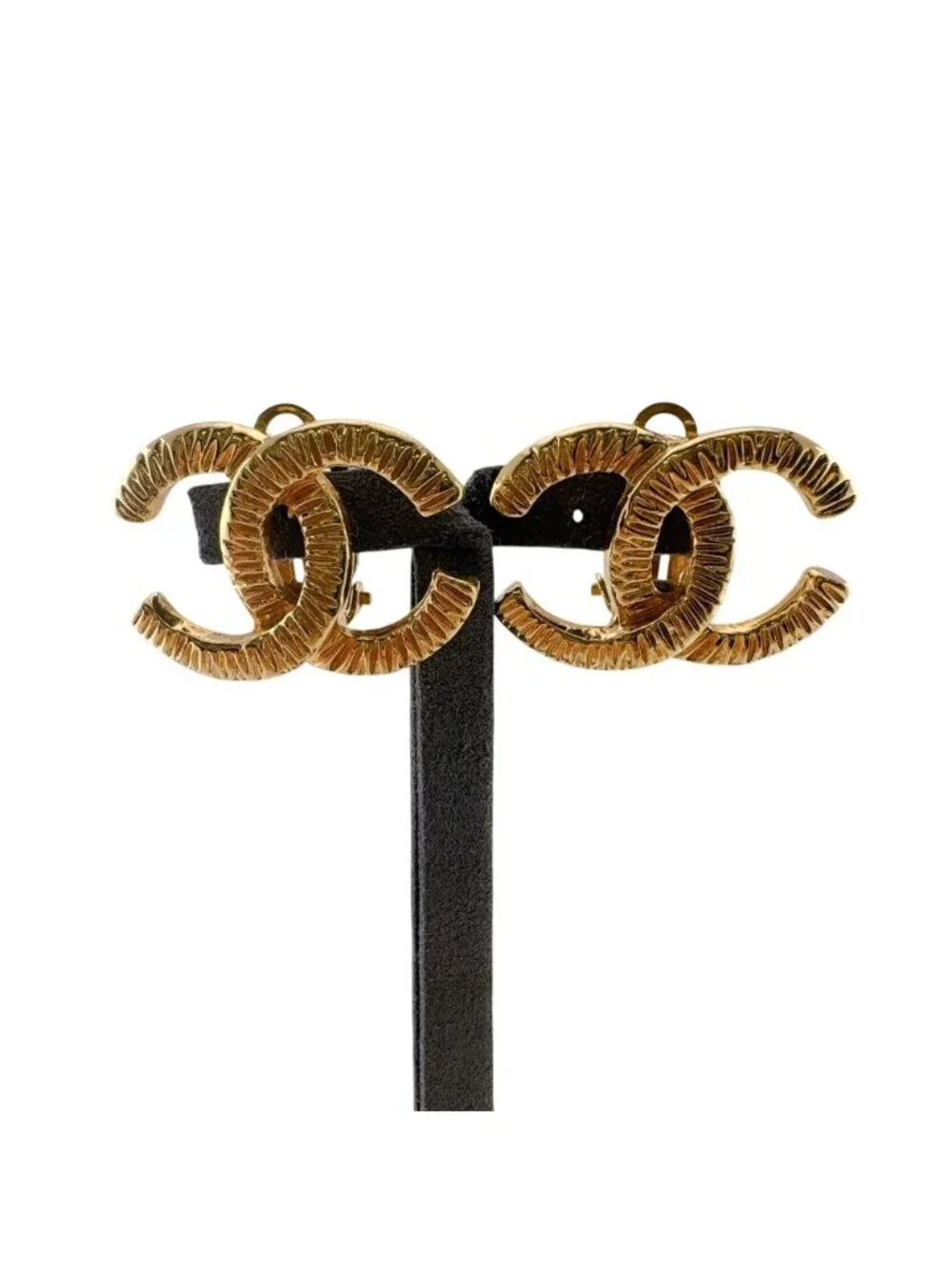 Chanel CC Logo Earrings